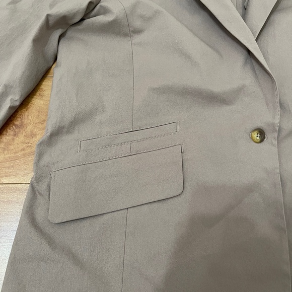 Lululemon Women Relaxed Fit Twill Blazer Brown Size M New With Tag - Picture 8 of 10